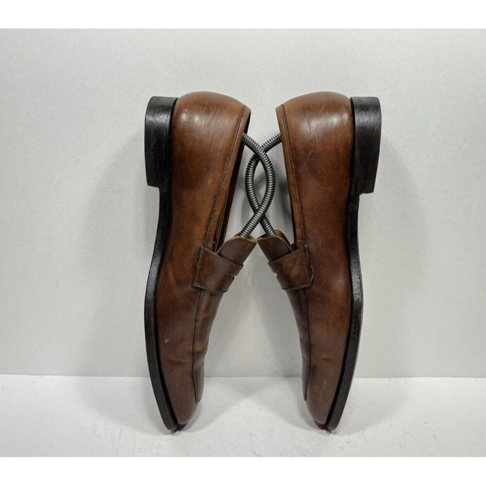 Classic Brown Leather Loafers - Picture 5 of 8
